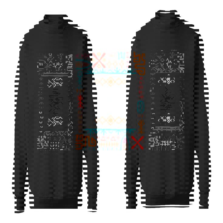 アステカ柄デザイン。 スウェットシャツ