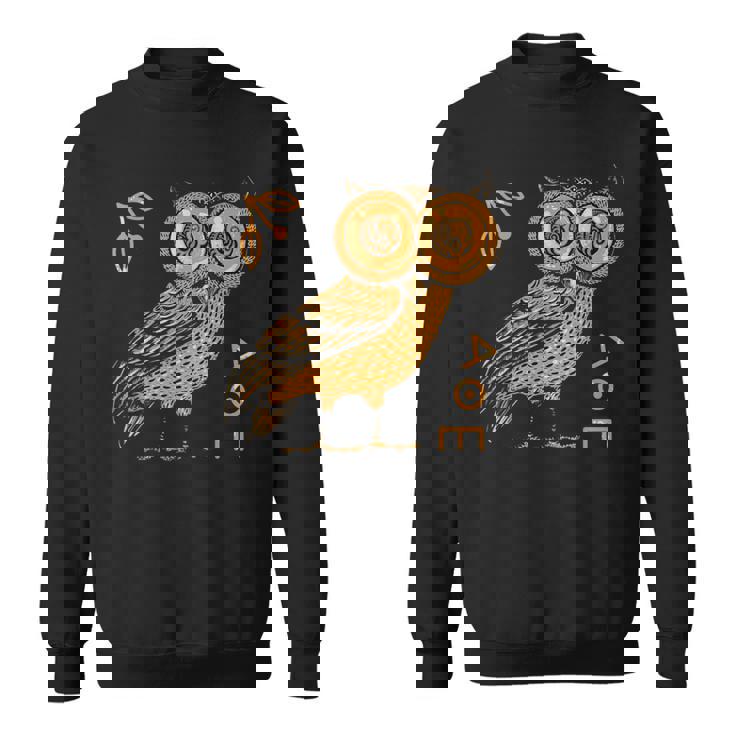 アテナのフクロウ ギリシャ神話 古代ギリシャ スウェットシャツ