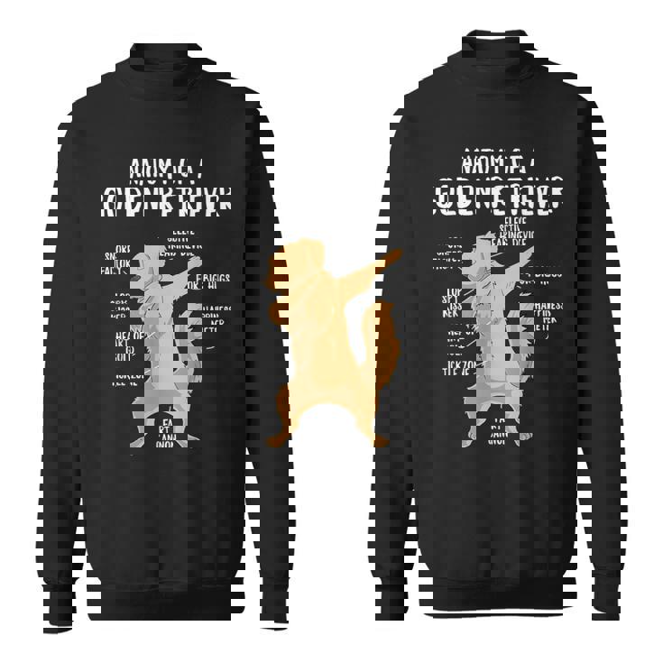 アナトミー・オブ・ア・ゴールデン・レトリバー 犬 オーナー 子犬 面白い キュート スウェットシャツ