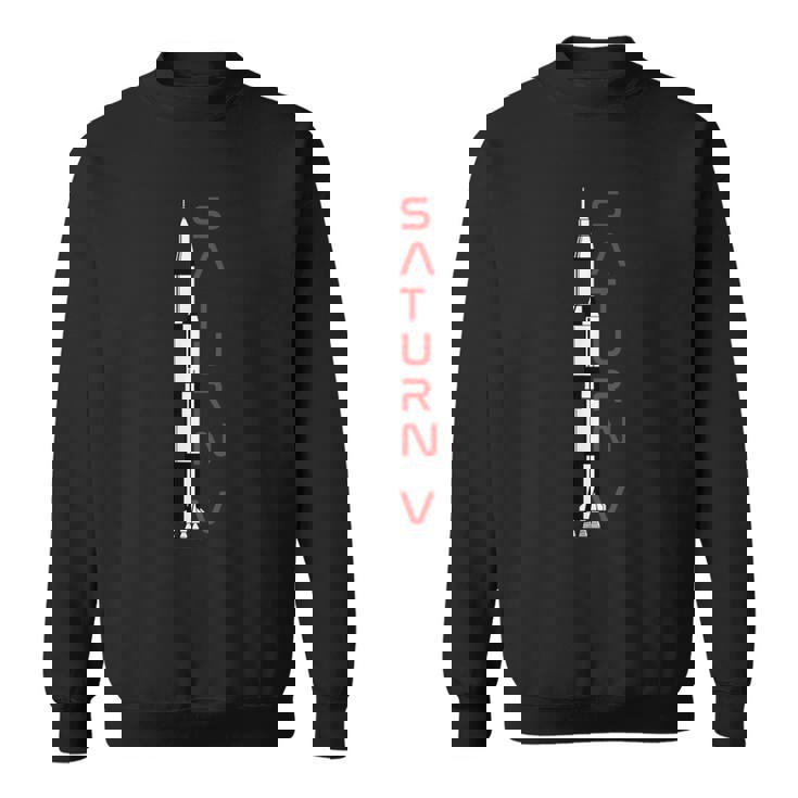 アポロ11号サターンv型月面宇宙ロケット スウェットシャツ