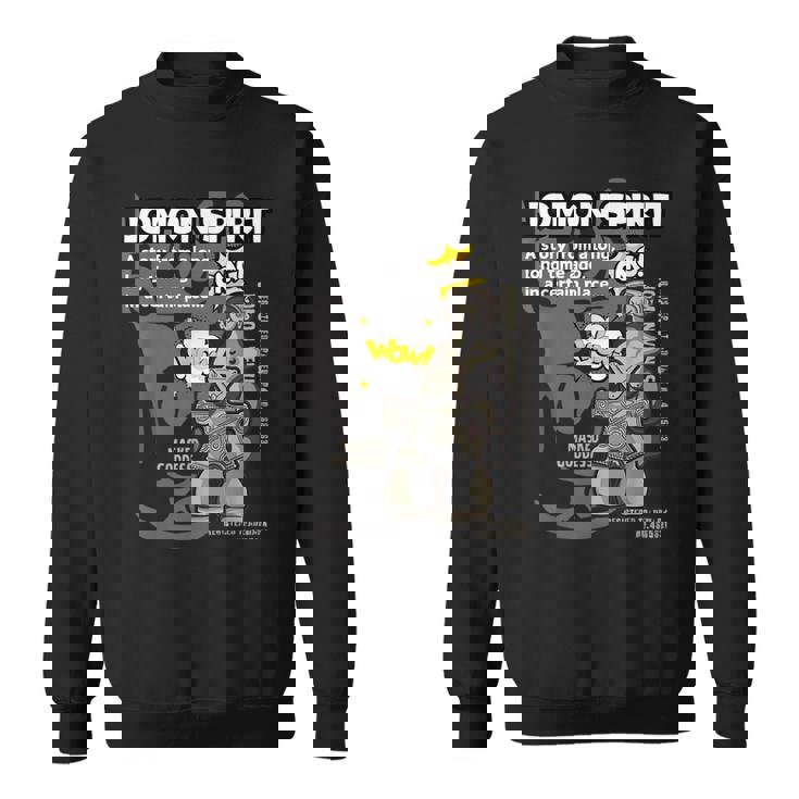 アメコミ風 縄文土偶 土偶 縄文のビーナス 仮面の女神 縄文 土器 はにわ マンガ 昔ばなし 茅野市 国宝土偶 スウェットシャツ