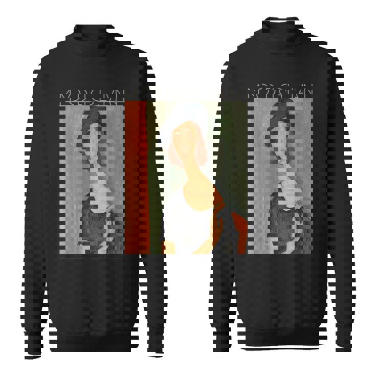 アメデオ・モディリアーニジャンヌ・エビュテルヌ芸術家の帽子で スウェットシャツ