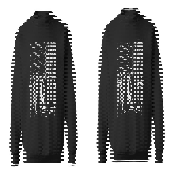 アメリカの旗 歯科技工士 道具 歯医者 アイテム 歯 スウェットシャツ