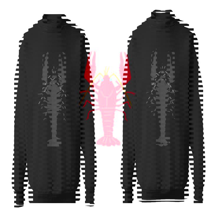 アメリカザリガニ_エビガニ_ザリガニ スウェットシャツ