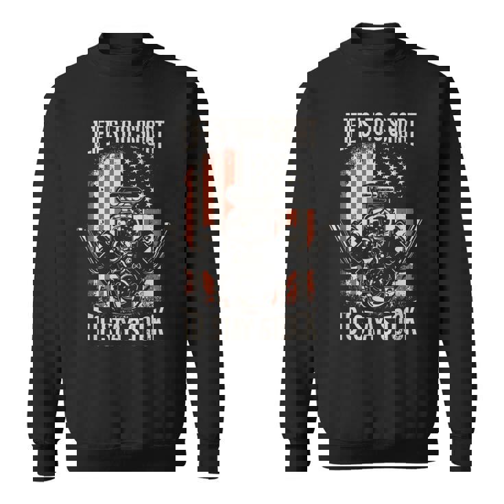 アメリカン マッスル カー メカニクス ドラッグ レーシング ホットロッド スウェットシャツ