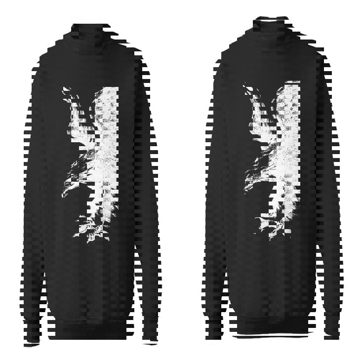 アメリカンイーグル ブラック ホワイト アメリカンパトリオット スウェットシャツ