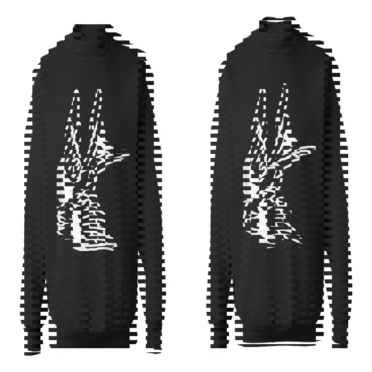 アメリカントラディショナル ツバメ 鳥 アウトライン タトゥー スウェットシャツ