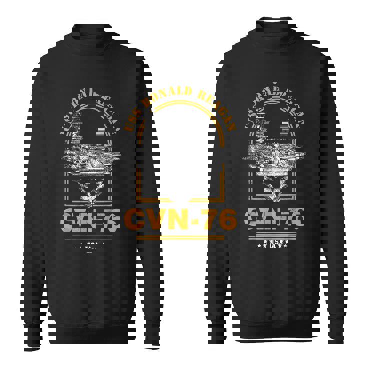 アメリカ海軍航空母艦 Cvn-76 ロナルド・レーガン Uss Ronald Reagan スウェットシャツ