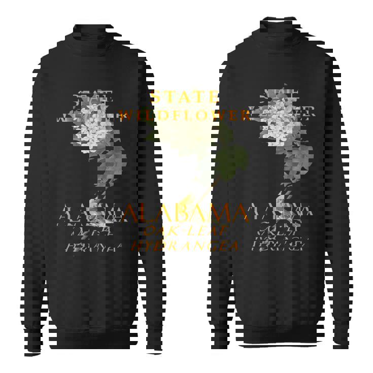 アラバマ準州ワイルドフラワー オークの葉のアジサイ スウェットシャツ