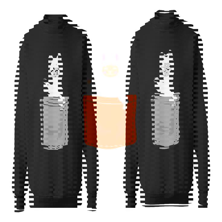 アルパカ 胸ポケット Pako Lama Huacaya アルパカ ブリーダー アルパカ スウェットシャツ