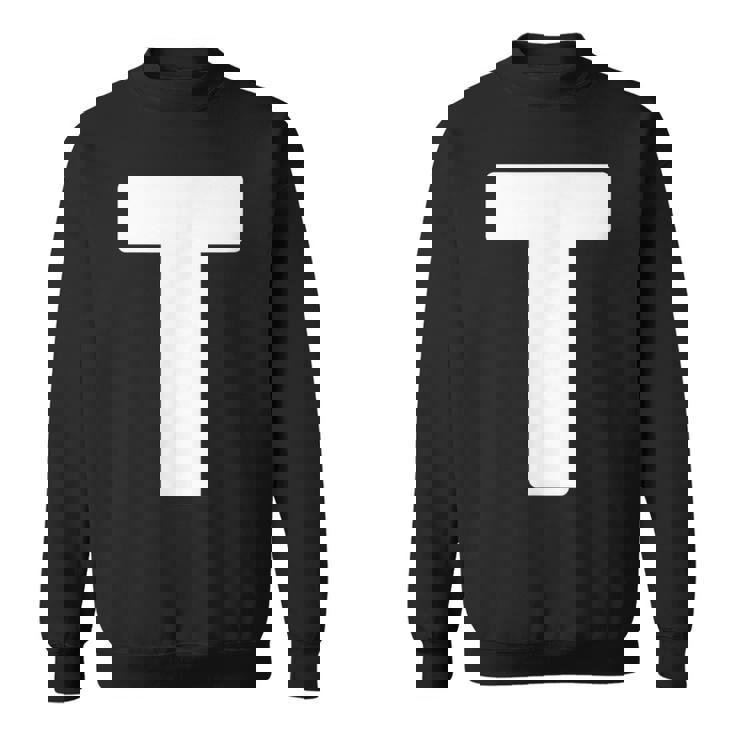 アルファベット大文字 モノグラム イニシャル スウェットシャツ