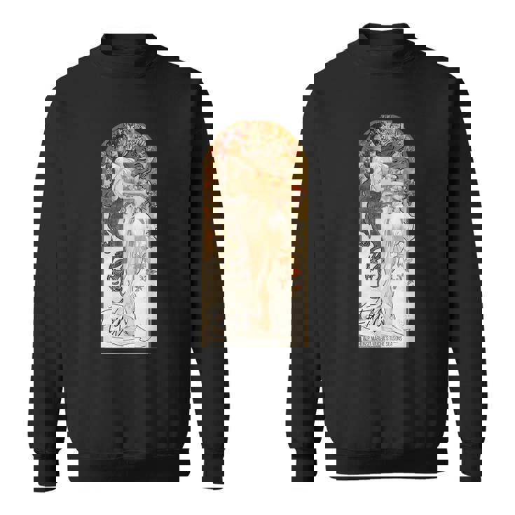 アルフォンス・マリア・ミュシャの「四季」-秋 スウェットシャツ