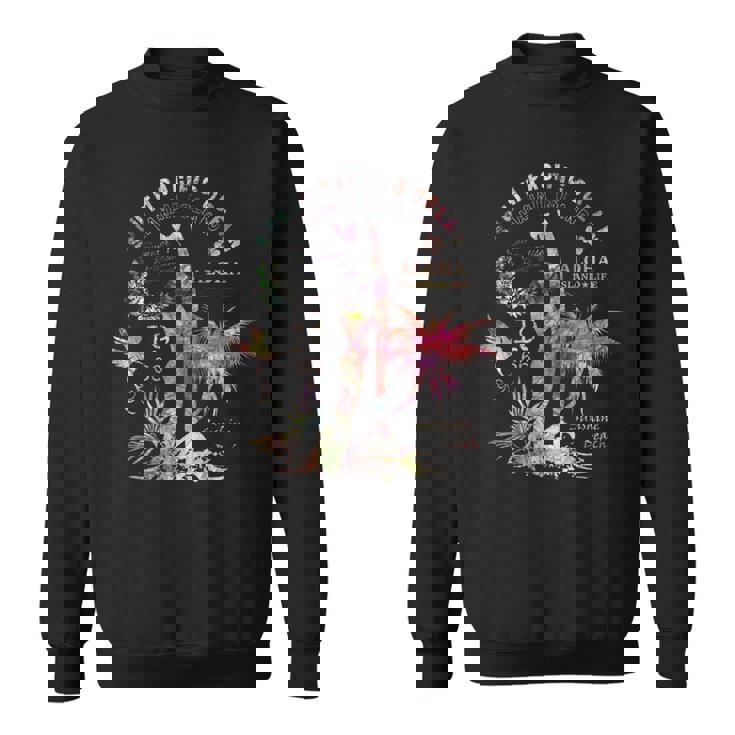 アロハ ハワイ サーファー ガール サマー サンビーチ スウェットシャツ