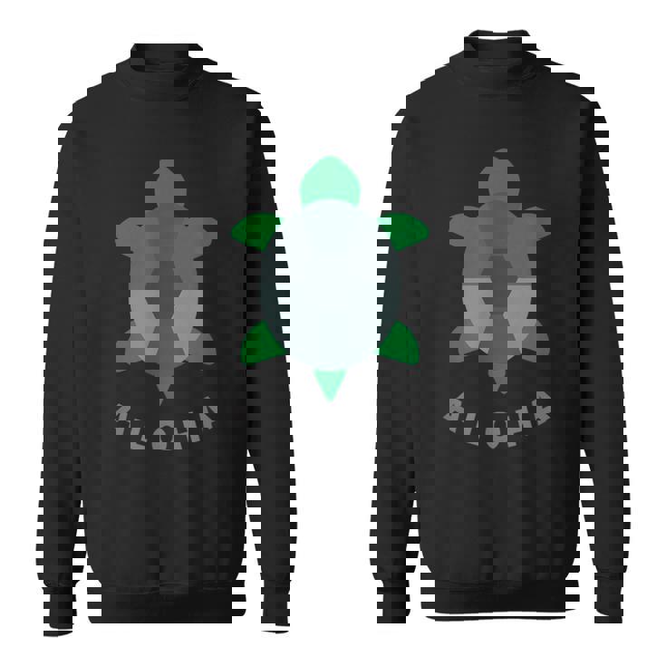 アロハ ハワイ ハワイアン 亀 海 動物 ビーチ キッズ ボーイズ クール スウェットシャツ