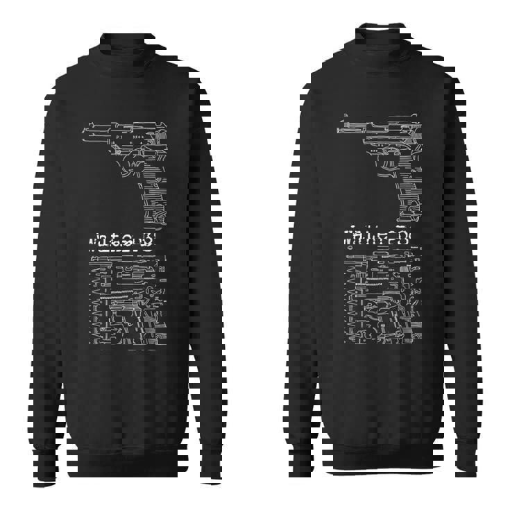 アンティークヴィンテージ第二次世界大戦 ワルサー P38 ガンコレクター用 スウェットシャツ