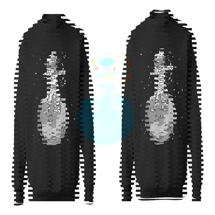 アーチェリーシャツキッズロングボウ宇宙飛行士ギフトキッズボウアーチェリー スウェットシャツ