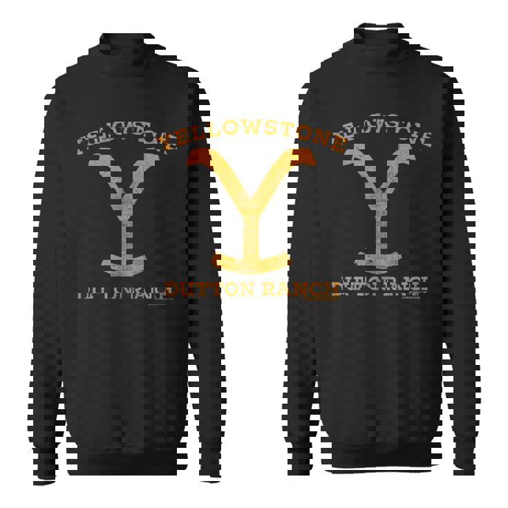 イエローストーン ダットンランチアンティーク調ロゴ スウェットシャツ