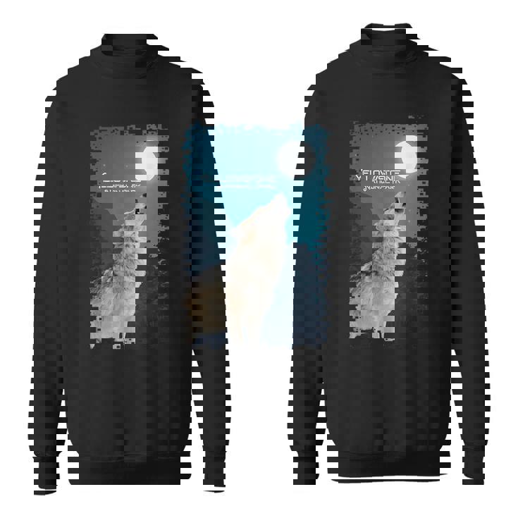 イエローストーン国立公園 オオカミのお土産 記念品 ギフト スウェットシャツ