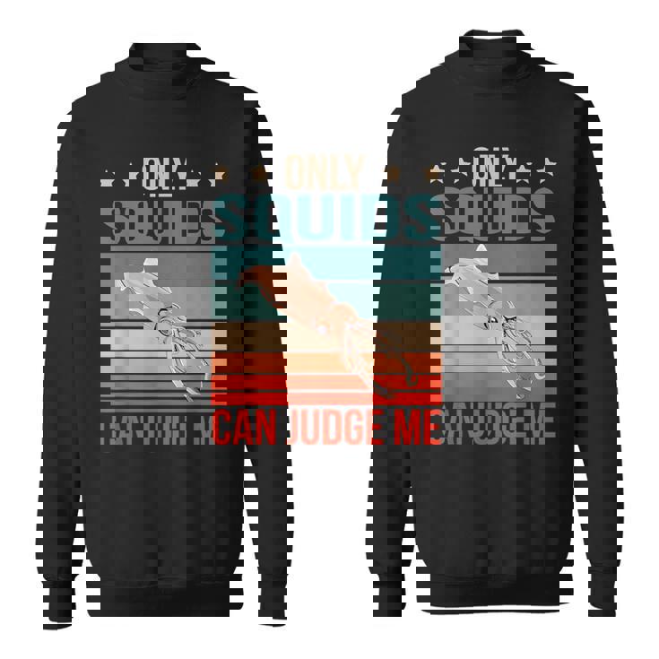 イカは私を判断できる 烏賊 イカ スウェットシャツ