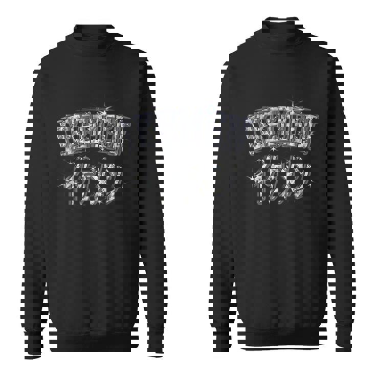 イケメン Ikemen【ダイヤモンド フォント】Vip文字 キラキラ 面白い 派手 デザイン スウェットシャツ