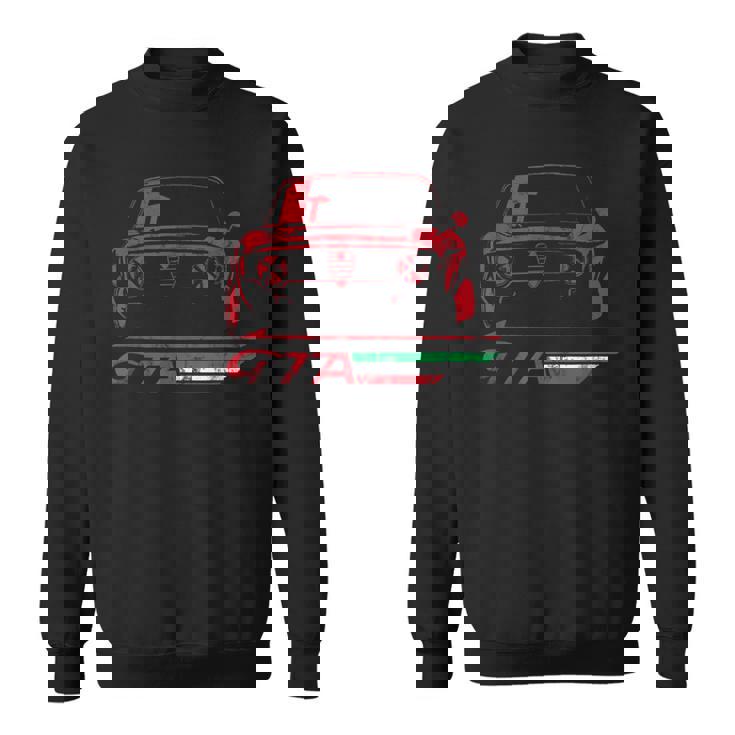 イタリアのクラシックスポーツカーイタリアンスタイルの自動車デザイン スウェットシャツ