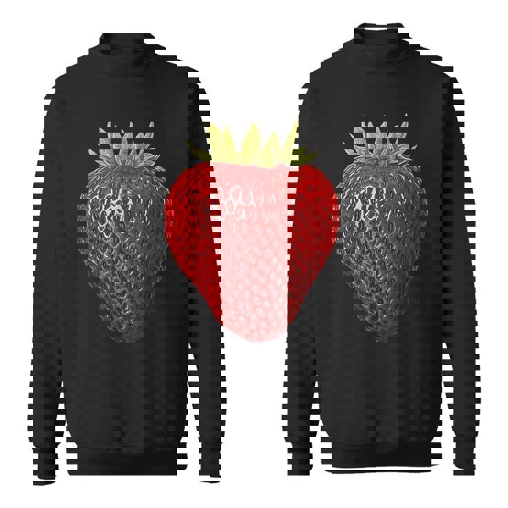 イチゴ イラスト アート フルーツ グラフィック モチーフ スウェットシャツ