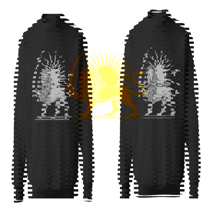 イラン国旗 ライオン サン ペルシャプライド イランtシャツ 長袖tシャツ スウェットシャツ