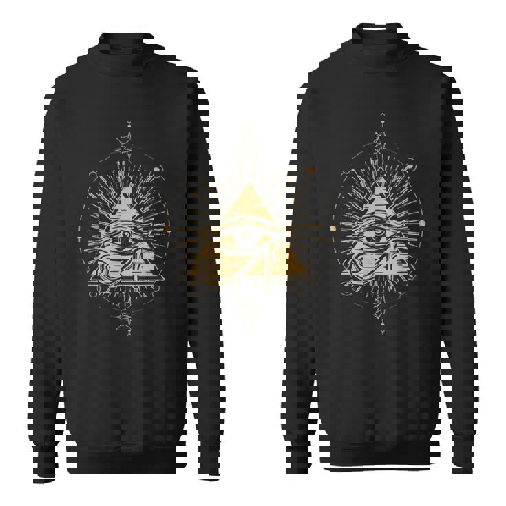 イルミナティ シンボル フリーメイソン トライアングル 陰謀 惑星 スウェットシャツ