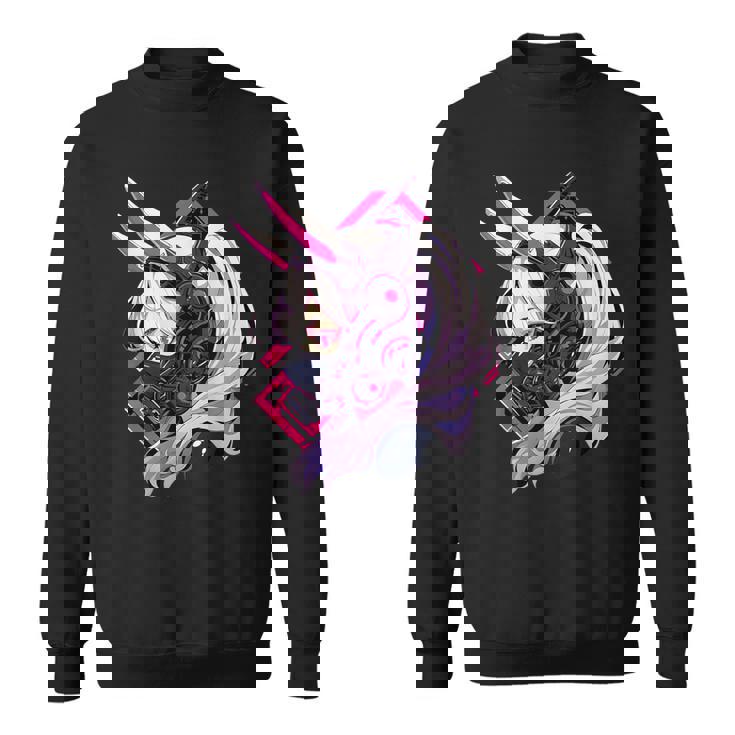 イースターバニーイヤー サイバーパンク エステティックテックウェア スウェットシャツ