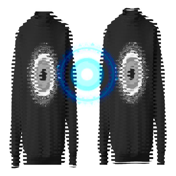 イーブルアイシャツ トルコの目 ナザール 邪悪なギリシャ語から守る スウェットシャツ