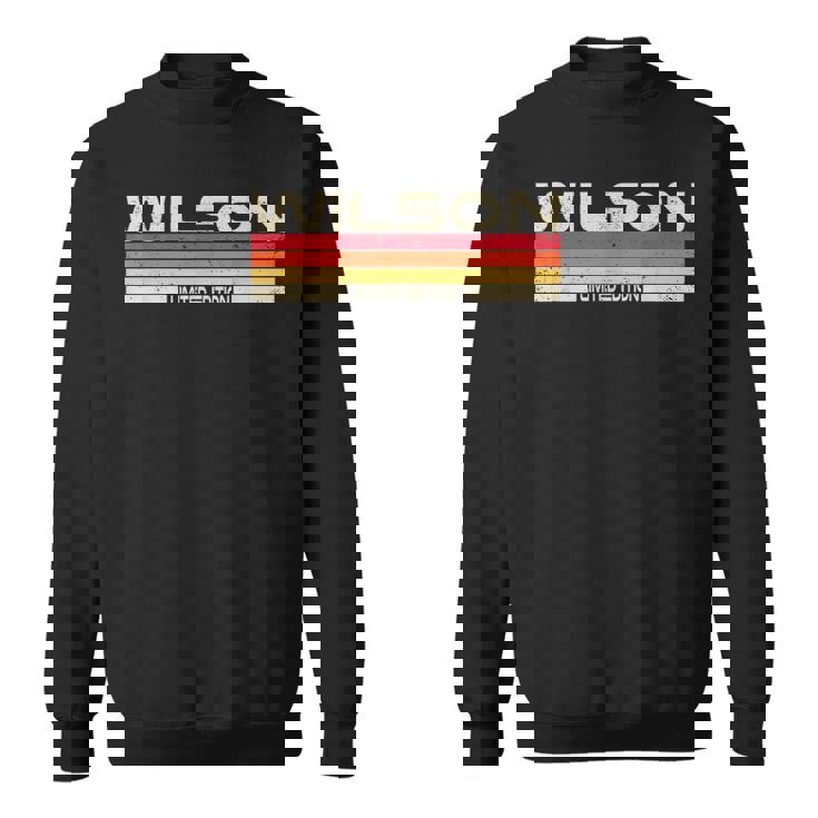 ウィルソン 姓 誕生日 家族 再会 80年代 90年代 夕日 スウェットシャツ