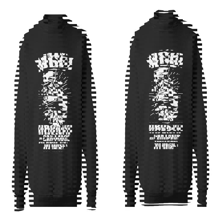 ウイスキー 年齢に合わせて改善 ウイスキーで改善 スウェットシャツ