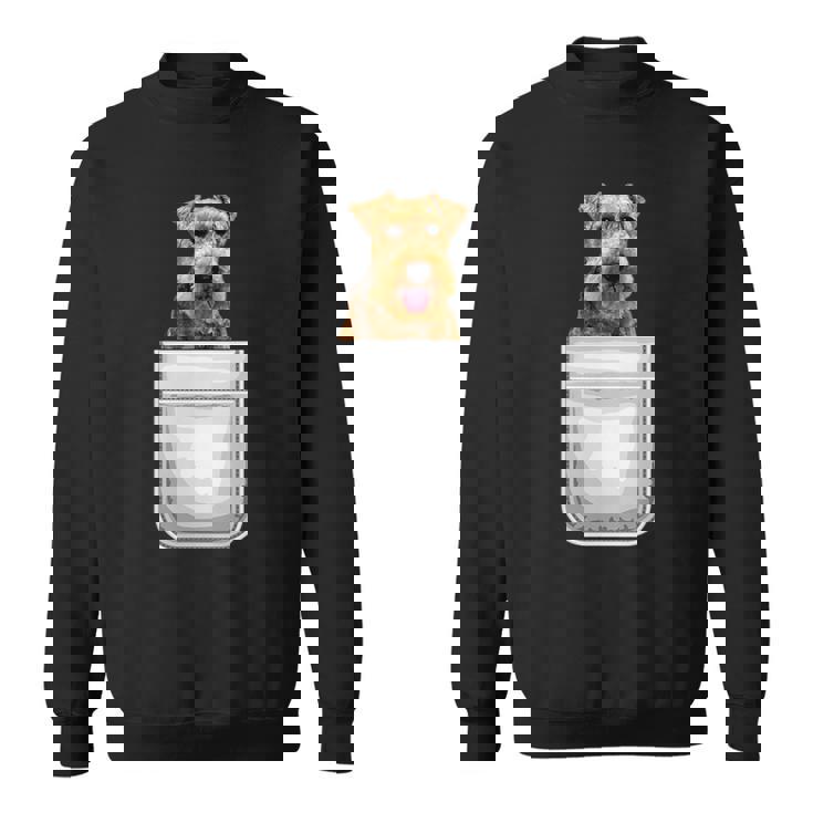 ウェルシュテリア パピー ドッグ ポケット入り スウェットシャツ