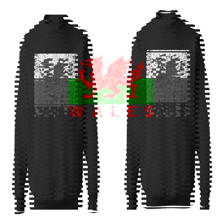 ウェールズ国旗 ウェールズ ドラゴン アンティーク調 メンズ レディース キッズ スウェットシャツ