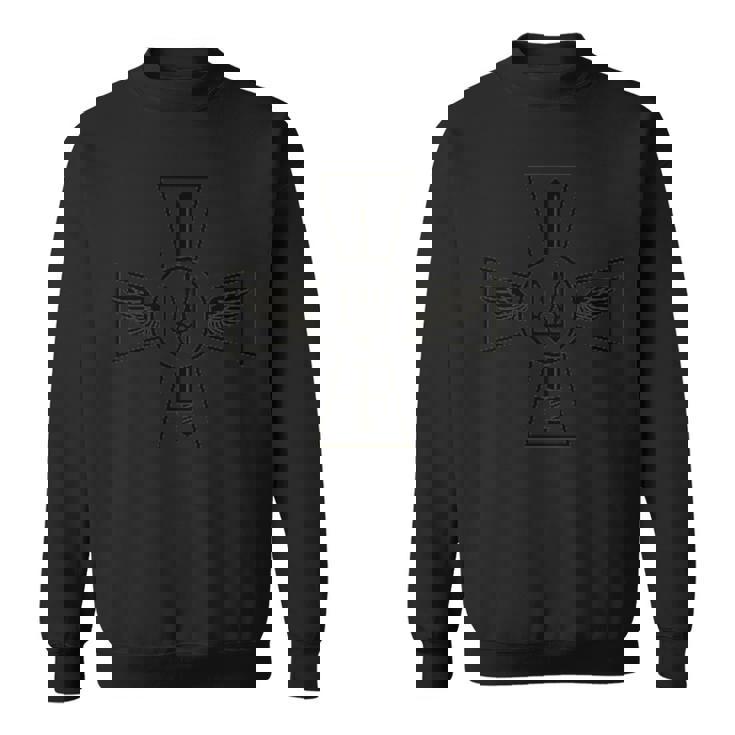 ウクライナ空軍エンブレムウクライナ軍uaf ブラック スウェットシャツ