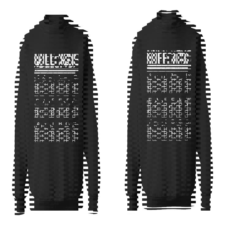 ウクレレコード 面白いプレーヤー 音楽好き ミュージシャン グラフィック スウェットシャツ