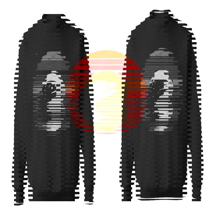 ウツボ サンセット レトロスタイル サファリ ヴィンテージ 70年代 釣り スウェットシャツ