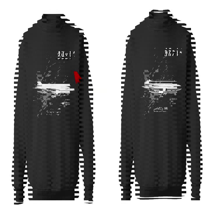 エアクラフト A320-214 スウェットシャツ