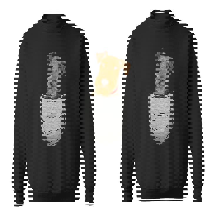 エアデールテリアウォーターサイドビングリーチェストポケットポケット スウェットシャツ