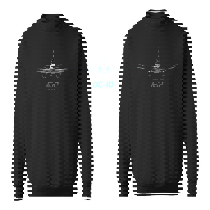 エアラインジェットdc-10飛行機ワイドボディ旅客機 スウェットシャツ