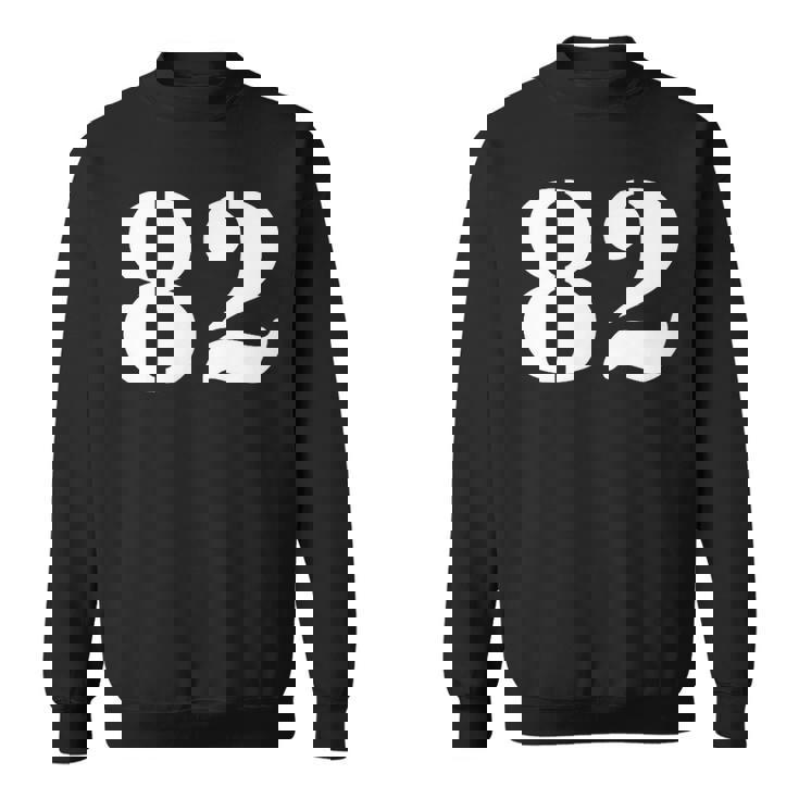 エイティツー 数字 82 ナンバー スウェットシャツ