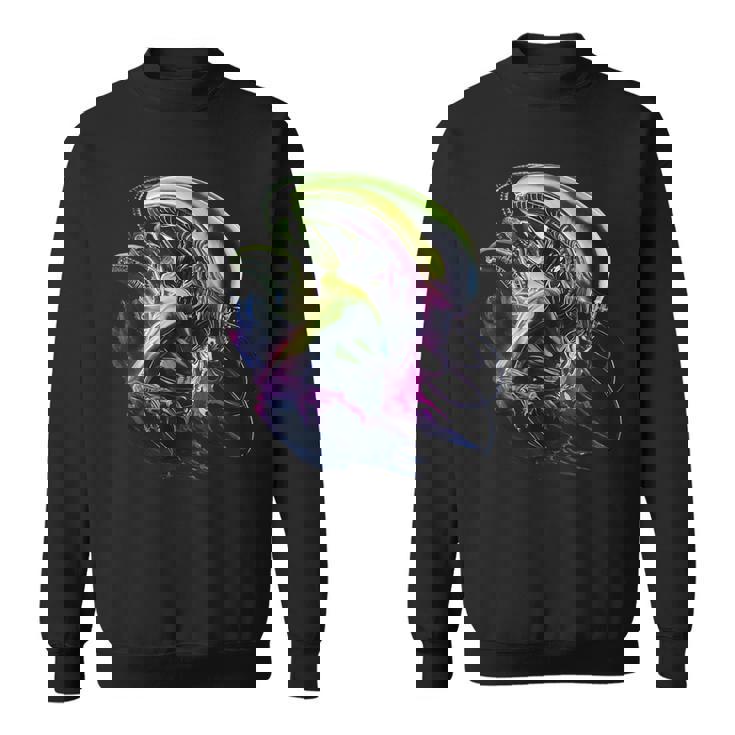 エイリアン 45 周年記念クラシック ゼノモーフ グラフィック ノベル アート スウェットシャツ