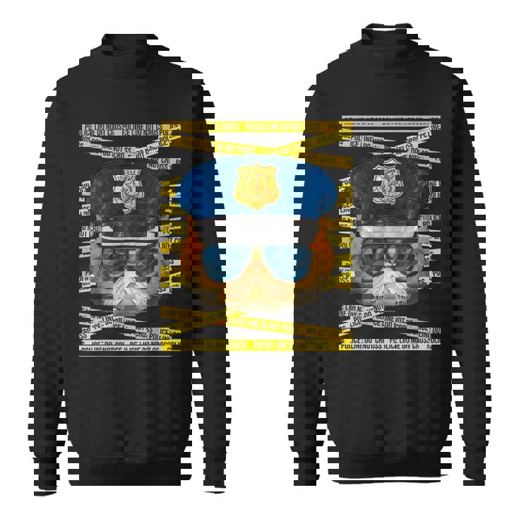 エキゾチック ショートヘア 警察官 警察官 面白い 警察 猫 スウェットシャツ