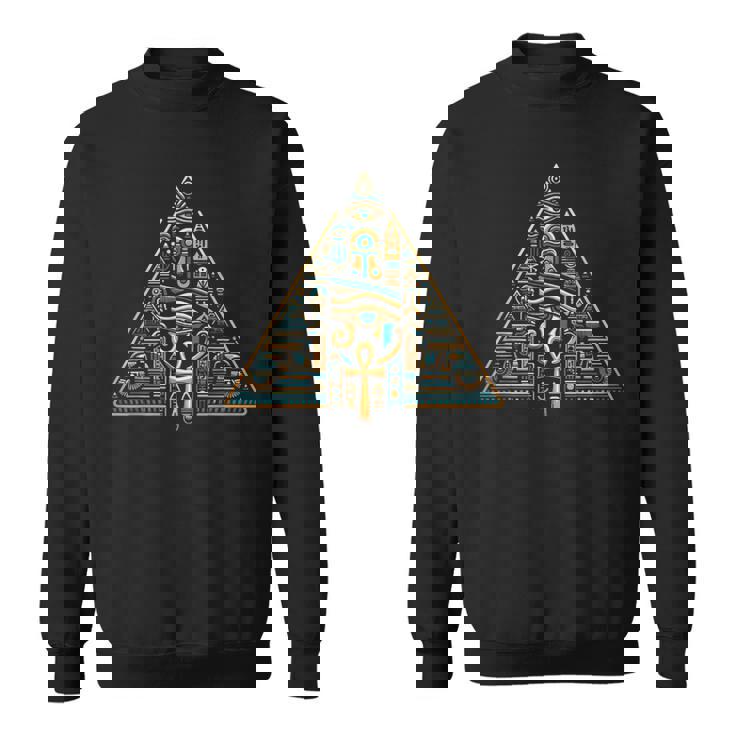 エジプト スフィンクス ファラオ 古代エジプト ピラミッド 象形文字 スウェットシャツ
