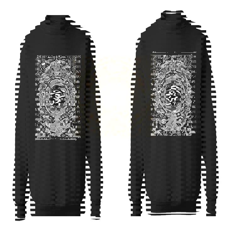 エジプト ホルスの目 ピラミッド アヌビス 古代のシンボル Egypt Eye Of Horus スウェットシャツ