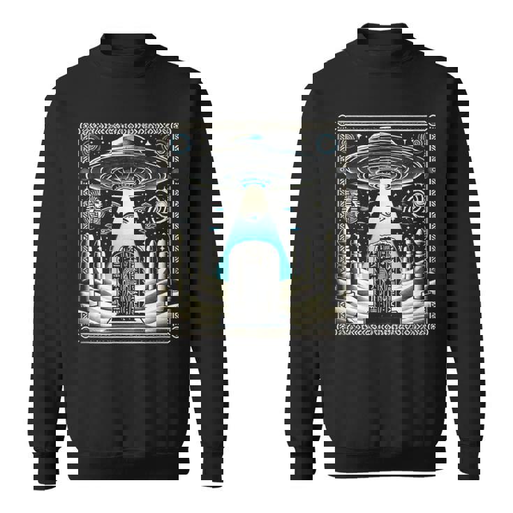 エジプトufoと柱のスターゲート Egypt Ufo Openingtargate スウェットシャツ