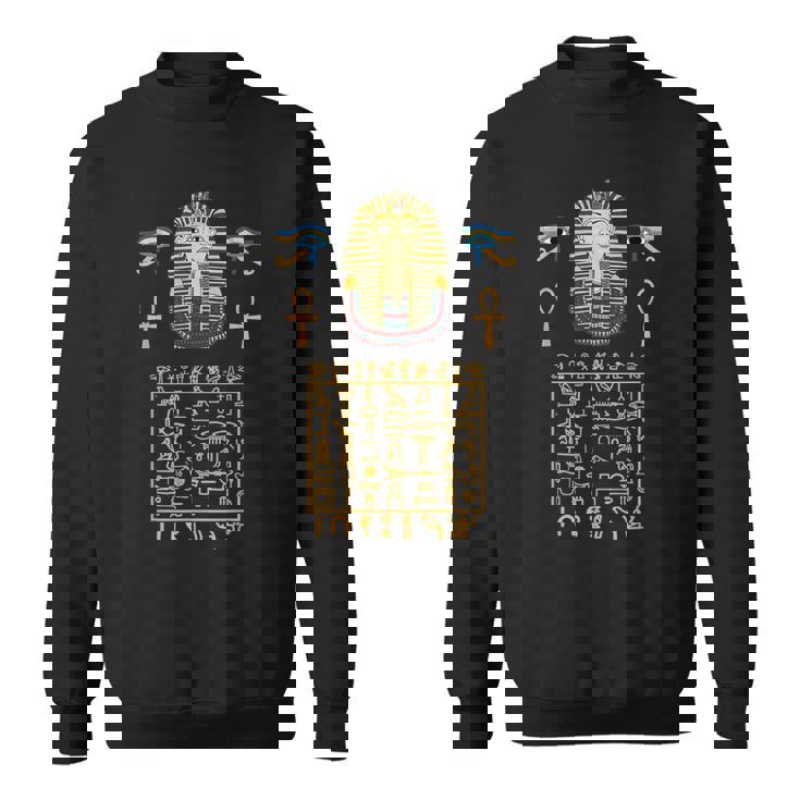エジプトヒエログリフ シンボル ツタ王 ファラオ スウェットシャツ