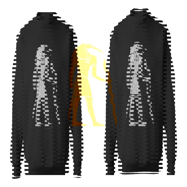 エジプトヒエログリフ ファラオ語 古代エジプト スウェットシャツ