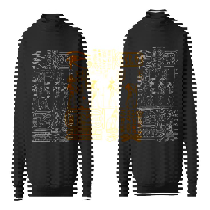 エジプト象形文字 エジプト アートデザイン スウェットシャツ