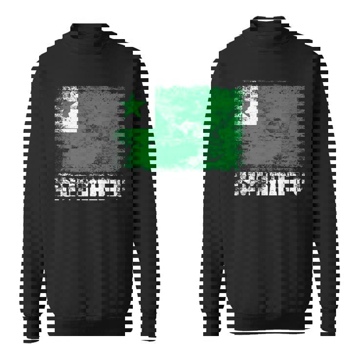 エスペラント国旗tシャツ スウェットシャツ